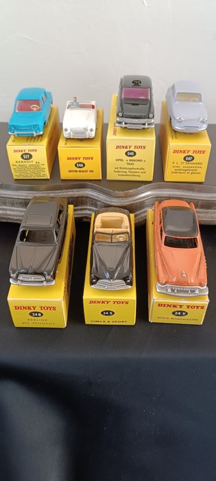 Image 2 of Atlas-Dinky Toys - 1:43 - Peugeot, Simca, Buick, Austin, Renault, Panhard - No. 517/546/547, No. 24