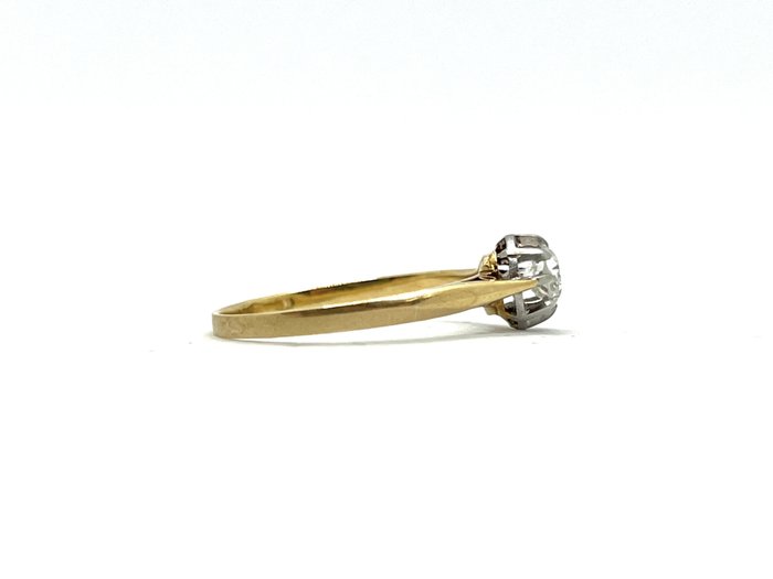 Image 3 of NO RESERVE - 18 kt. Platinum, Yellow gold - Ring - 0.30 ct Diamond