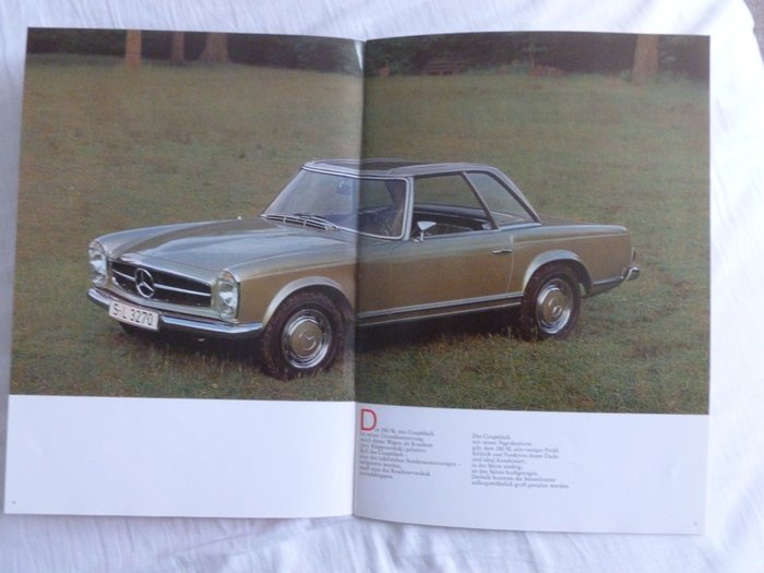 Image 2 of Brochures/catalogues - 28 page official Mercedes-Benz 280 SL Reprint Catalog - Mercedes-Benz - Afte