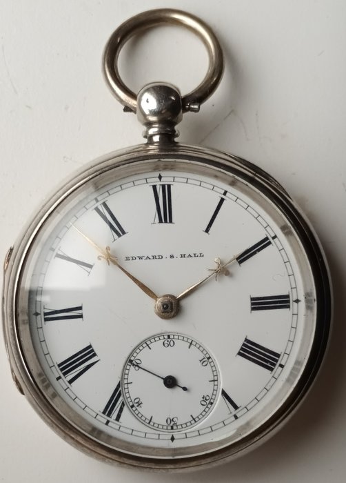 Preview of the first image of Edward. S. Hall - pocket watch NO RESERVE PRICE - Men - 1850-1900.