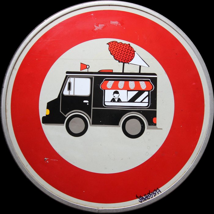 Preview of the first image of Jinks Kunst (1976) - Ice cream truck.