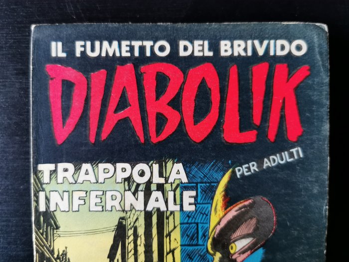 Image 2 of Diabolik - Diabolik n. 11 "Trappola infernale" prima edizione Ingoglia 1963 - Trade Paperback - Fir