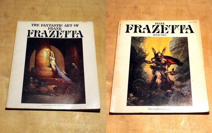 Preview of the first image of Frank Frazetta - The Fantastic Art of Frank Frazetta - Frank Frazetta Book Two - Softcover - (1977).