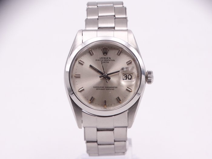 Preview of the first image of Rolex - Oyster Perpetual Date - 1500 - Unisex - 1960-1969.