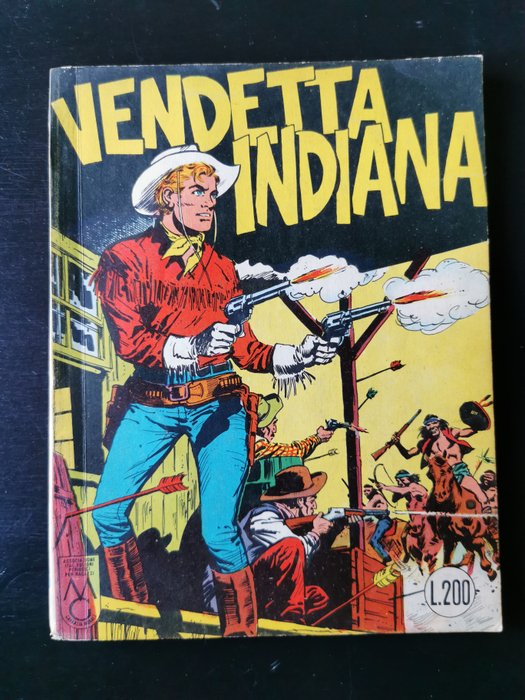 Preview of the first image of Seconda Serie Zenith Gigante n.26 - "Vendetta Indiana" originale - Softcover - First edition.