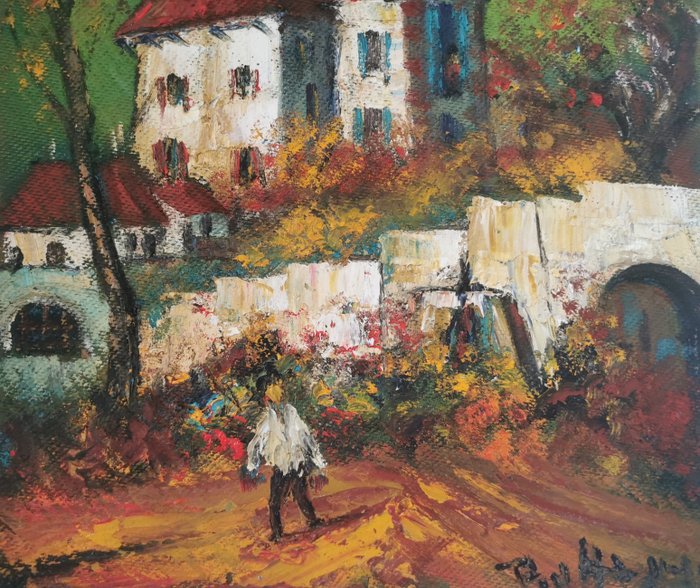 Image 2 of Jean Buffa (1916-2000) - Promenade dans la campagne