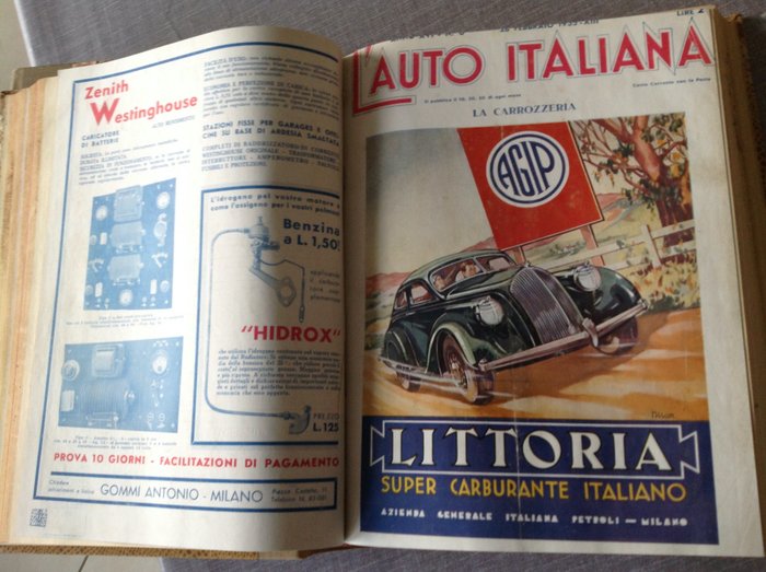 Preview of the first image of Books - L'Auto Italiana dal 10 Gennaio 1935 al 30 Maggio 1935 - L'Auto Italiana - 1930-1940.