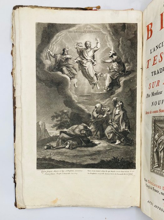 Preview of the first image of Lemaistre De Saci - Sainte Bible contenant l'Ancien et le Nouveau Testament - 1759.