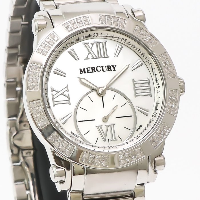 Preview of the first image of MERCURY - Swiss Diamond - ME255-SS-D-7 "NO RESERVE PRICE" - Women - 2011-present.