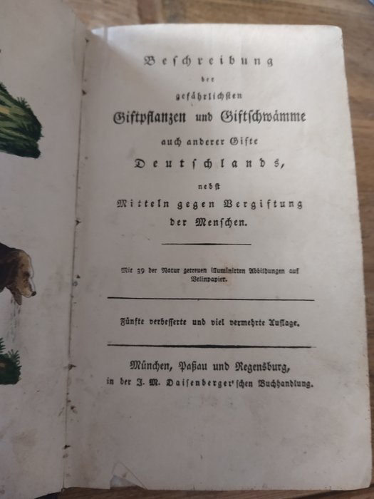 Image 2 of Beschreibung der gefährlichsten Giftpflanzen und Giftschwämme auch anderer Gifte ... - 1830