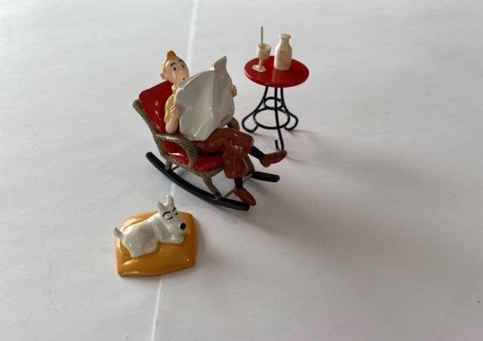 Preview of the first image of Tintin - Figurine Moulinsart 46924 - Tintin Bascule - Collection Classique - (1999).