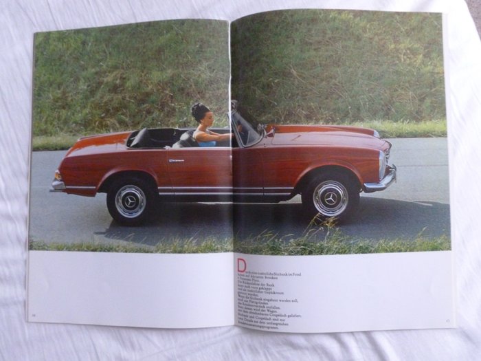Image 3 of Brochures/catalogues - 28 page official Mercedes-Benz 280 SL Reprint Catalog - Mercedes-Benz - Afte