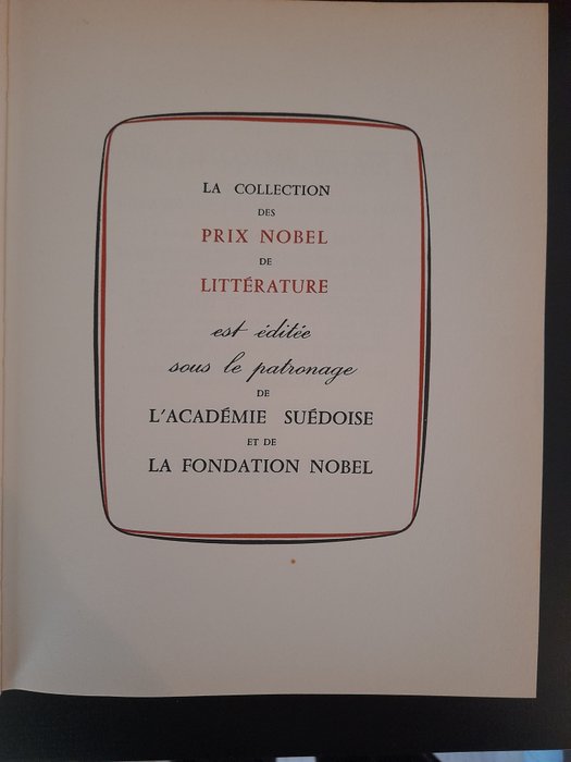 Image 2 of Gaston Barret / Met Ivers - Les Prix Nobel de la littérature [60 volumes] - 1960