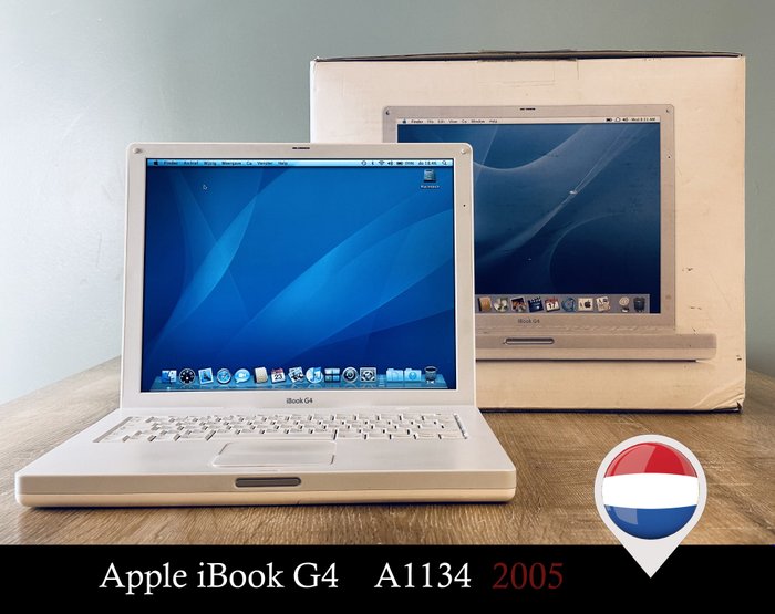 Apple - Macintosh Apple iBook G4 1,42 GHz  Model A1134. - iBook G4 A1134 2005 - În cutia originală
