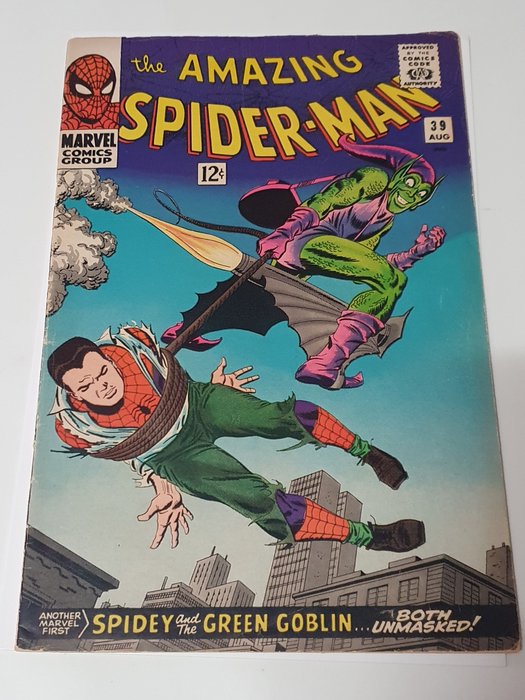 Preview of the first image of Amazing Spider-Man #39 - VF Key 1º St John Romita cover Marvel - First edition (1966).