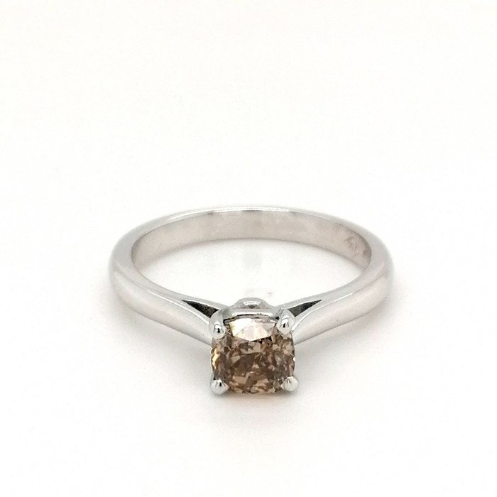 Image 3 of ***no reserve price* White gold - Soliter ring - 1.03 ct Diamond