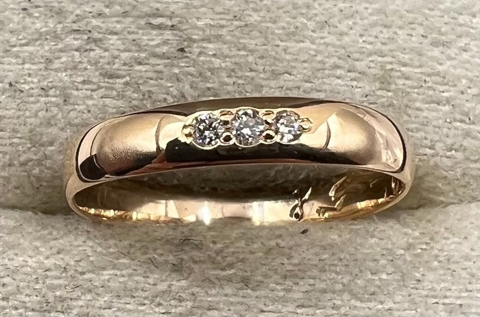 Image 2 of NO RESERVE PRICE - 18 kt. Gold - Ring - Diamonds