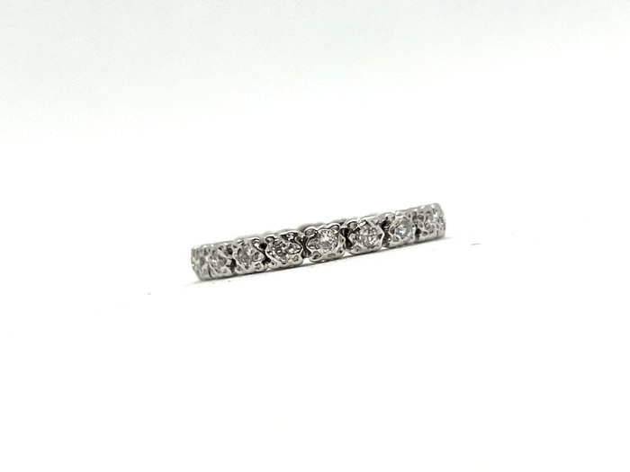 Preview of the first image of NO RESERVE - 18 kt. White gold - Ring - 0.40 ct Diamond.
