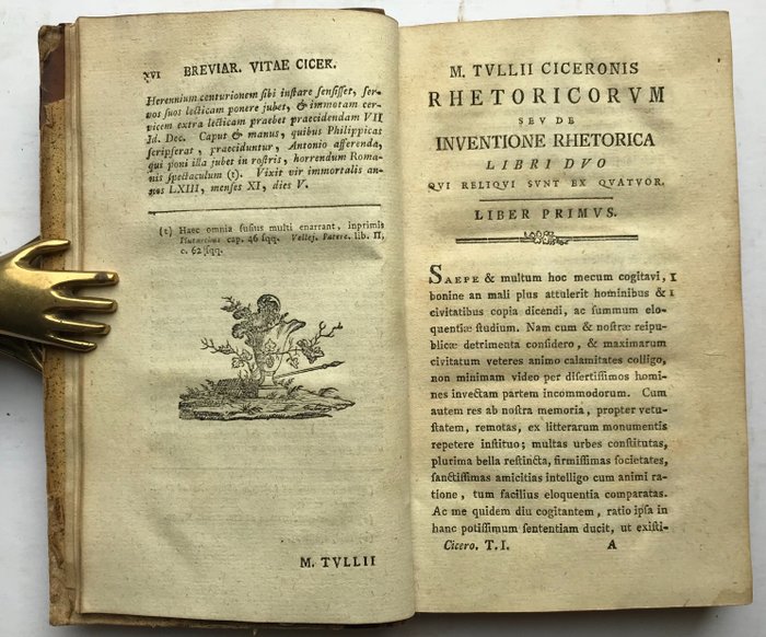 Image 3 of Cicero, Marcus Tullius - M. Tulli Ciceronis Opera Quae Supersunt Omnia - 1783/1787