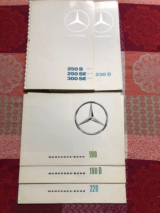 Preview of the first image of Documentation - Documentations Mercedes - Mercedes-Benz - 1960-1970.