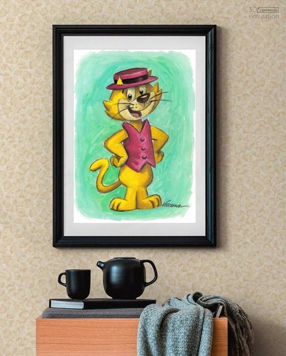 Image 2 of Top Cat, The Leader - Original Painting By Joan Vizcarra - Acrylic Art - Original Artwork