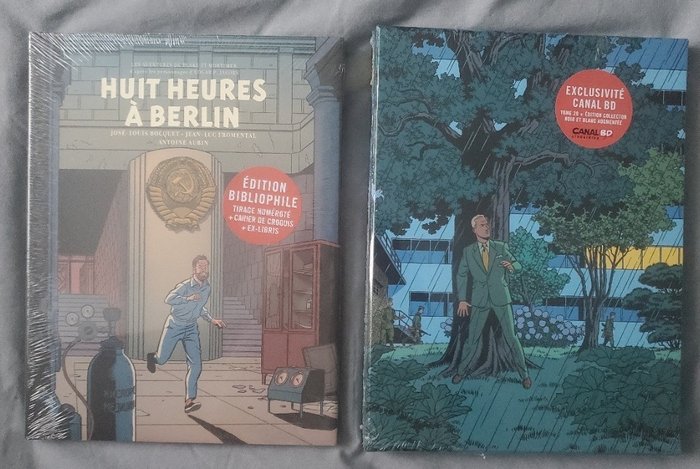 Preview of the first image of Blake & Mortimer T29 - Huit heures à Berlin - 3x C + coffret - TL - (2022).