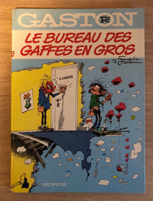 Preview of the first image of Gaston R2 - Le Bureau des gaffes en gros - C - First edition - (1972).