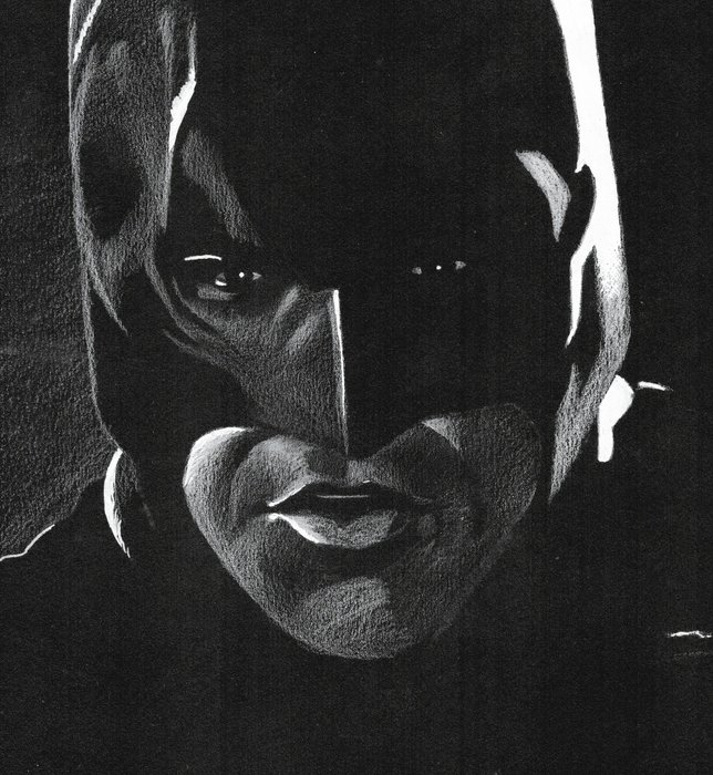 Image 3 of Batman - Original Painting By Diego Septiembre - Acrylic Artwork - Signed - Original Art