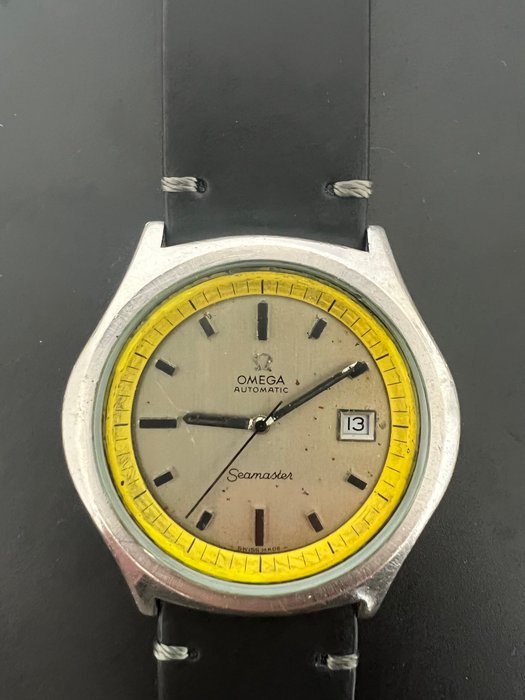 Preview of the first image of Omega - Seamaster big yellow cal 1002 - Ref 166.092 - Men - 1970-1979.