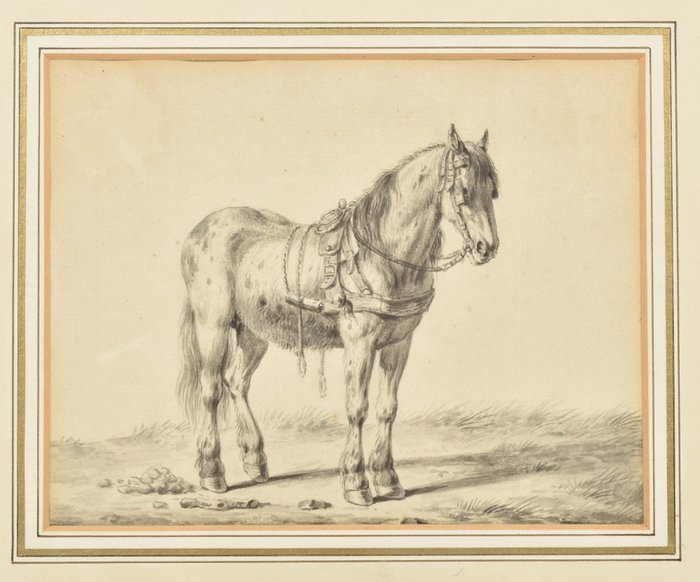 Image 2 of Eugène Joseph Verboeckhoven (1798/99-1881) - Werkpaard