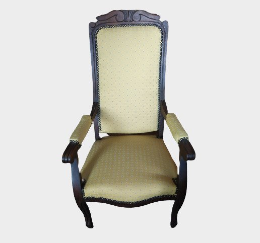 Preview of the first image of Voltaire armchair - Wood - First half 20th century.