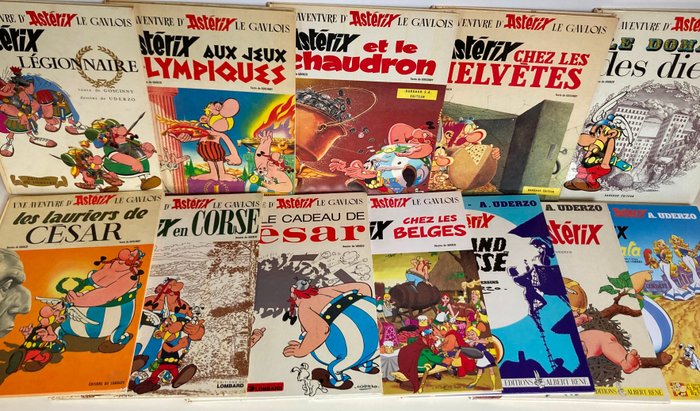 Image 2 of Astérix - 12 Albums - 12x C - First edition - (1967/2001)