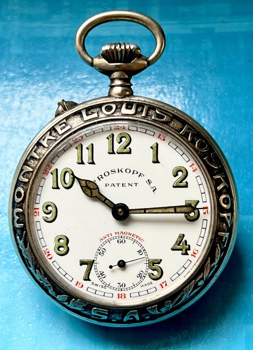 Image 2 of Roskopf - Louis roskopf chemin de fer modèle junior - pocket watch NO RESERVE PRICE - Unisex - 1901