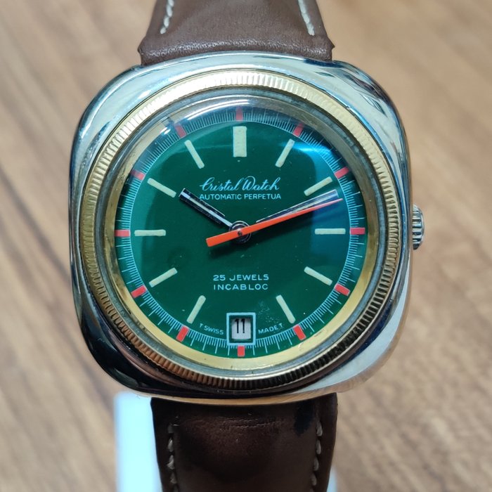 Cristal - Brevet green dial - Heren - 1970-1979