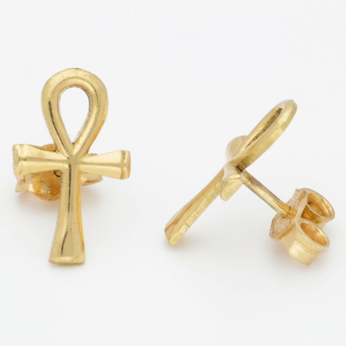 Preview of the first image of No Reserve - 18 kt. Gold - Earrings.