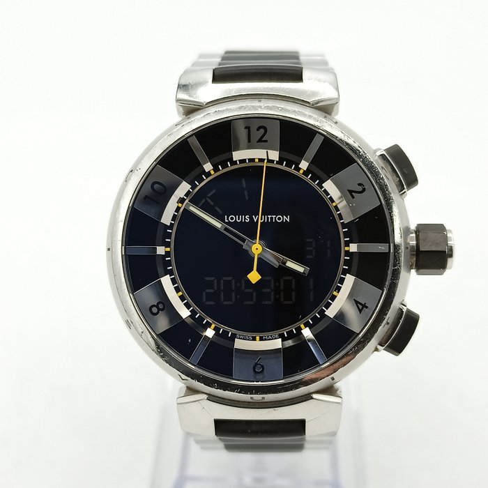 Preview of the first image of Louis Vuitton - Tambour Q118F - RW 3420 - Men - 2000-2010.