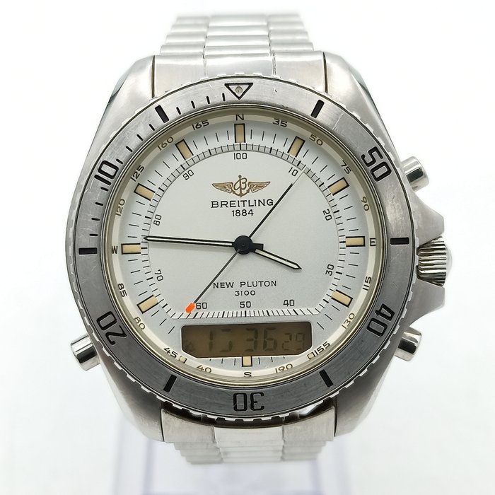 Image 2 of Breitling - New Pluton 3100 - A51037 38223 - Unisex - 1980-1989