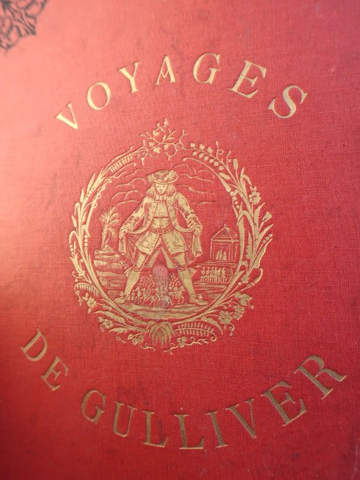 Preview of the first image of Jonathan Swift - Voyages de Gulliver [Cartonnage de F. Lix] - 1880.