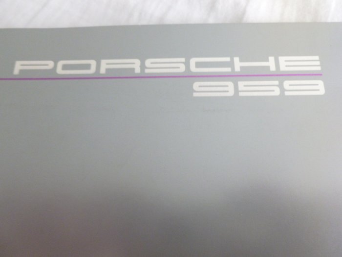 Image 3 of Brochures/catalogues - Original Porsche 959 sales brochure - Porsche