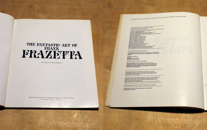 Image 2 of Frank Frazetta - The Fantastic Art of Frank Frazetta - Frank Frazetta Book Two - Softcover - (1977)