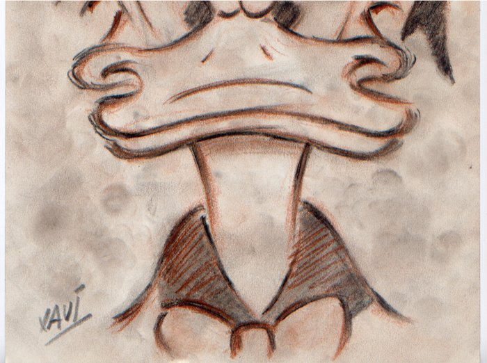 Image 3 of Donald Duck - Signed Original drawing by Xavi (2023)