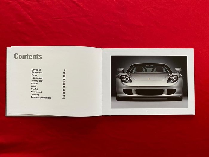 Image 2 of Brochures/catalogues - Porsche Carrera GT hardcover sales brochure 2003 - Porsche - After 2000