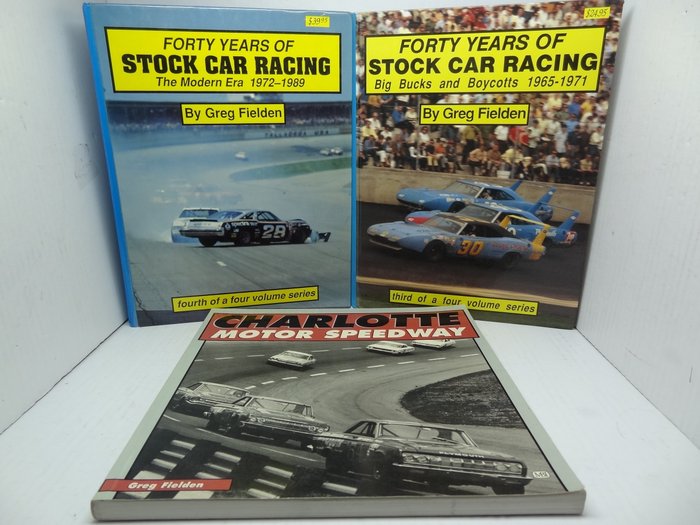Preview of the first image of Books - Tre Stock Car Racing Libri con totali pagine 1210 + illustrazioni 1400 - auto da corsa vari.