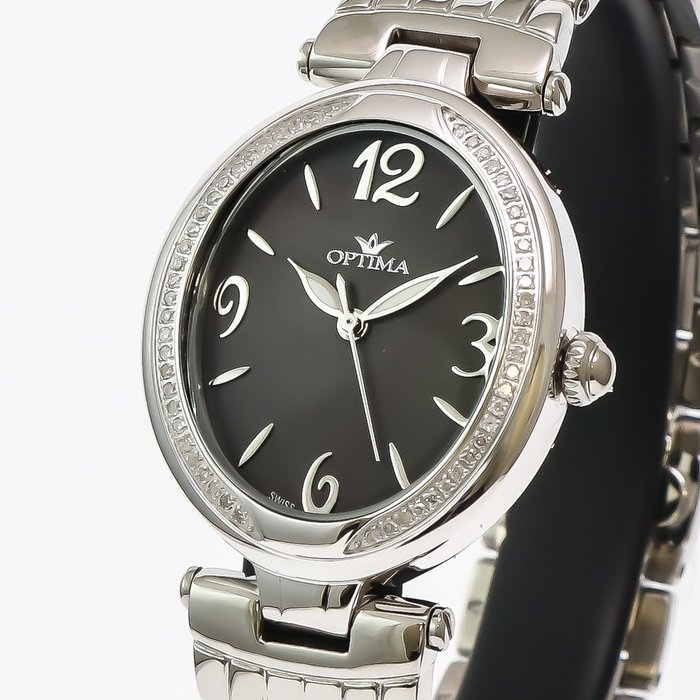 Image 2 of Optima - Swiss Diamond Watch - OSL395-SS-D-8 - "NO RESERVE PRICE" - Women - 2011-present