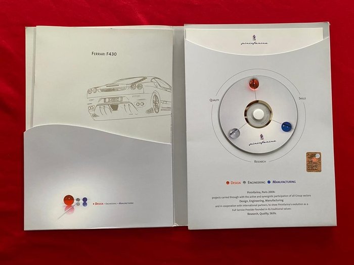Image 2 of Brochures/catalogues - Pininfarina Paris 2004 extended press kit including Ferrari F430 and Ford St