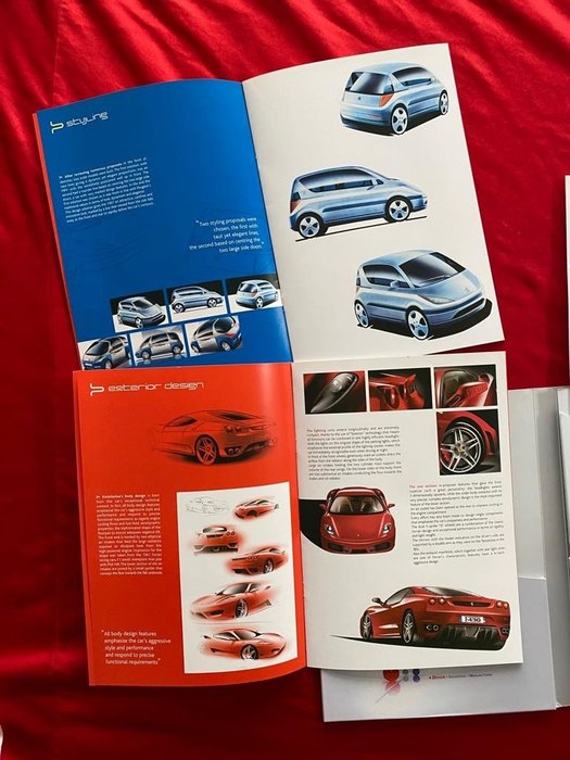 Image 3 of Brochures/catalogues - Pininfarina Paris 2004 extended press kit including Ferrari F430 and Ford St