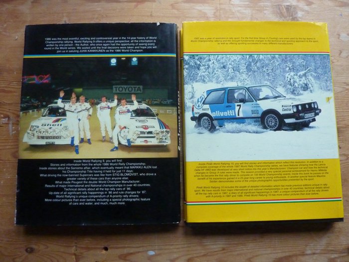 Image 3 of Books - World Rallying No. 9 + 10 Martin Holmes - Audi, Ford, Lancia, Mazda, Mitsubishi, Peugeot, P