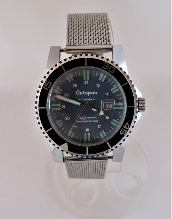 Preview of the first image of Mortima Superdatomatic - Outspan Diver Date - Men - 1970-1979.