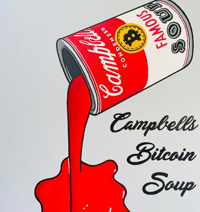 Preview of the first image of Xavier Van Walsem (1980) - Campbells Bitcoin Soup.
