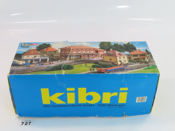 Image 3 of Kibri H0 - 9536 - Scenery - Building kit set consisting of a station and 4 different houses